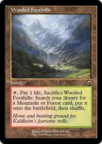 MTG Modern Horizons 3 Wooded Foothills (Retro Frame)
