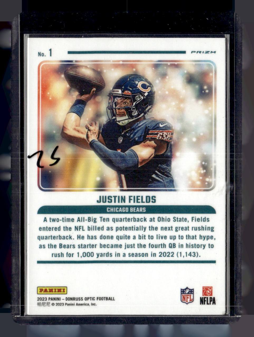 2023 Donruss Optic #1 Justin Fields Mythical