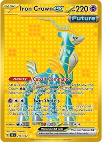Pokemon SV05: Temporal Forces Iron Crown ex - 216/162