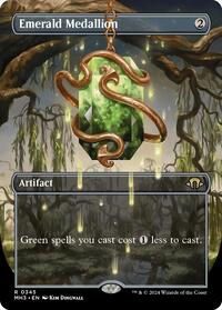 MTG Modern Horizons 3 Emerald Medallion (Borderless)