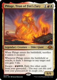 MTG Modern Horizons 3 Phlage, Titan of Fire's Fury