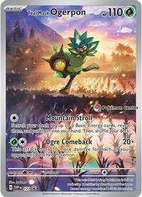 Pokemon SV: Scarlet & Violet Promo Cards Teal Mask Ogerpon - 123 (Pokemon Center Exclusive)