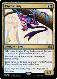 MTG Prerelease Cards Psychic Frog