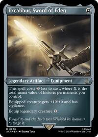 MTG Universes Beyond: Assassin's Creed Excalibur, Sword of Eden (Foil Etched)