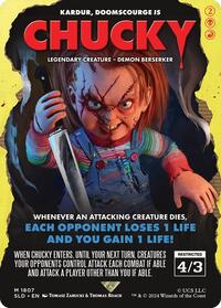 MTG Secret Lair Drop Series Chucky - Kardur, Doomscourge