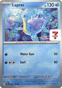pokemon Miscellaneous Cards & Products Lapras (7-Eleven Promo)