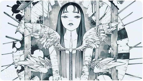 MTG Secret Lair Peach Momonoko Playmat