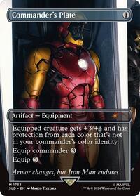 MTG Secret Lair Drop Series Commander's Plate (1733) (Rainbow Foil)
