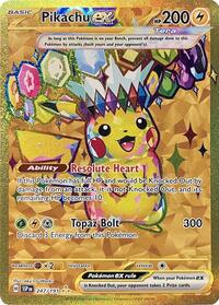 Pokemon SV08: Surging Sparks Pikachu ex - 247/191