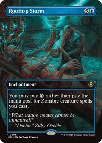 MTG Innistrad Remastered Rooftop Storm (Borderless)