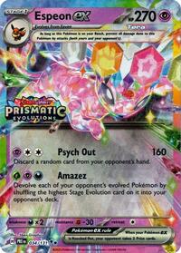 pokemon Miscellaneous Cards & Products Espeon ex - 034/131 (Prismatic Evolutions Stamp)