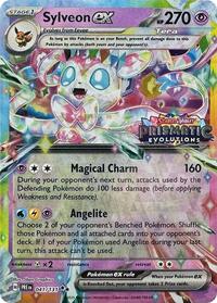 pokemon Miscellaneous Cards & Products Sylveon ex - 041/131 (Prismatic Evolutions Stamp)