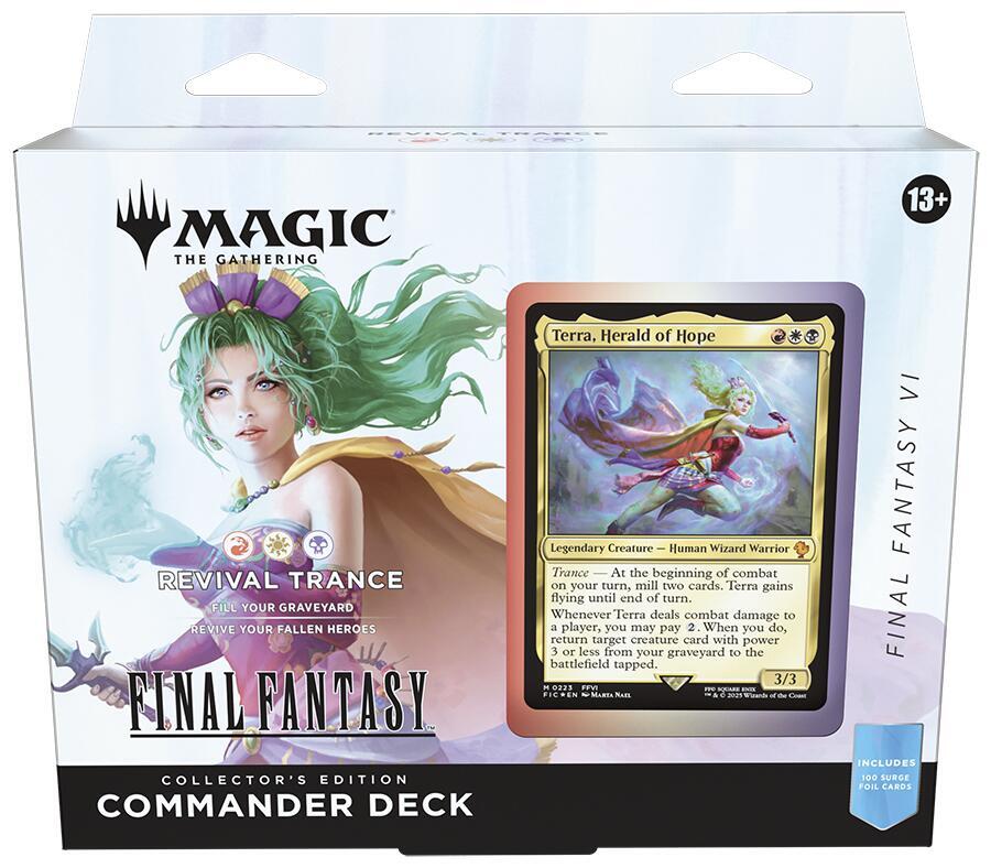 Magic the Gathering: Revival Trance FINAL FANTASY Commander Deck Display (Collector's Edition)