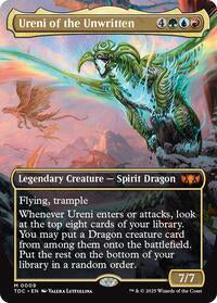 MTG Commander: Tarkir: Dragonstorm Ureni of the Unwritten (Borderless)