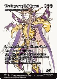 MTG FINAL FANTASY: Through the Ages The Emperor, Hell Tyrant - Yawgmoth, Thran Physician (Showcase)