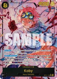 One Piece A Fist of Divine Speed Koby (119) (Alternate Art)