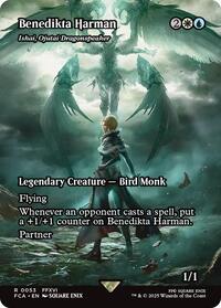 MTG FINAL FANTASY: Through the Ages Benedikta Harman - Ishai, Ojutai Dragonspeaker (Showcase)