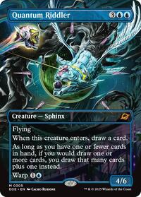 MTG Edge of Eternities Quantum Riddler (Borderless)