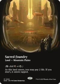 MTG Edge of Eternities Sacred Foundry (Borderless)