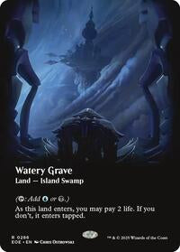 MTG Edge of Eternities Watery Grave (Borderless)