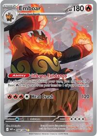 Pokemon SV: White Flare Emboar - 098/086