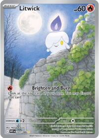 Pokemon SV: White Flare Litwick - 101/086
