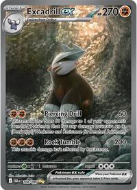 Pokemon SV: Black Bolt Excadrill ex - 168/086