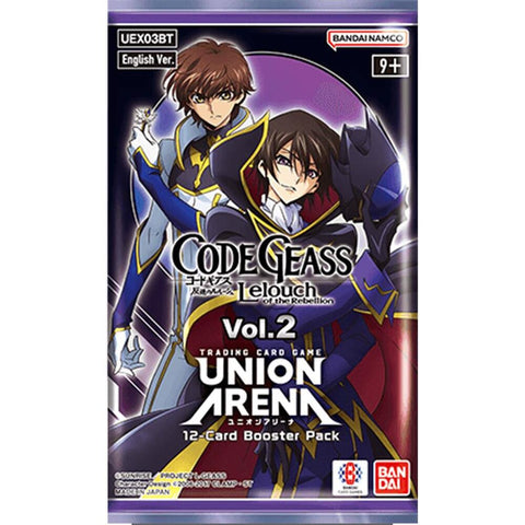 Union Arena Code Geass Vol. 2 Booster Pack