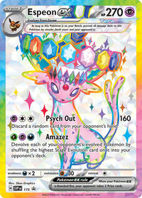 Pokemon SV: Scarlet & Violet Promo Cards Espeon ex - 175