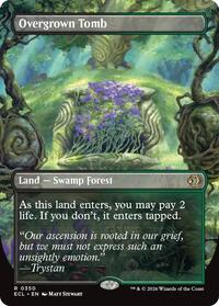 MTG Lorwyn Eclipsed Overgrown Tomb (Borderless)