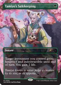 MTG Secret Lair Drop Series Tamiyo's Safekeeping (Rainbow Foil)