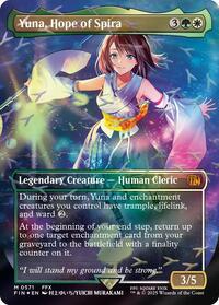 MTG FINAL FANTASY Yuna, Hope of Spira (Borderless) (Chocobo Track Foil)