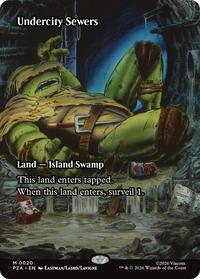 MTG Teenage Mutant Ninja Turtles Source Material Undercity Sewers (Borderless)