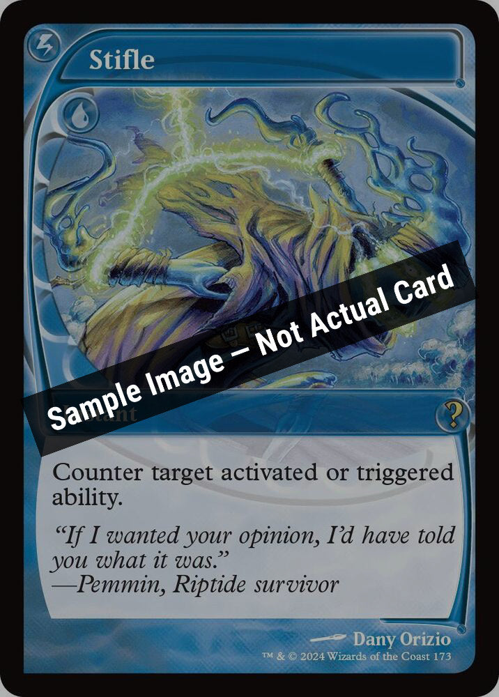 Magic,Mystery Booster 2,Stifle (Future Sight) - 173,Normal,Near Mint — Sample Image, Not Actual Card