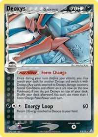Pokemon Holon Phantoms Deoxys (Delta Species - Attack Forme)