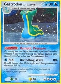 pokemon Secret Wonders Gastrodon East Sea