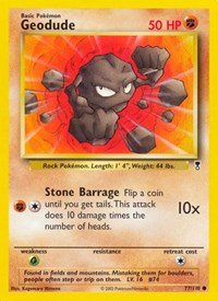 Pokemon Legendary Collection Geodude