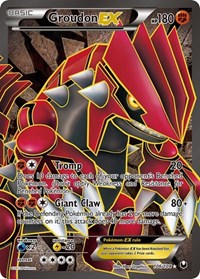 Pokemon Dark Explorers Groudon EX (106 Full Art)