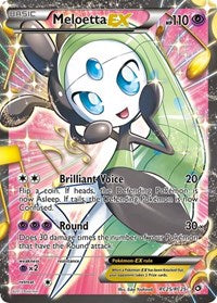 Pokemon Legendary Treasures: Radiant Collection Meloetta EX (Full Art)