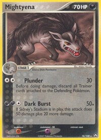 pokemon Power Keepers Mightyena