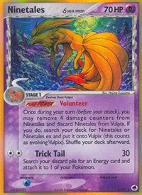 Pokemon Dragon Frontiers Ninetales (Delta Species)
