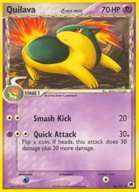 Pokemon Dragon Frontiers Quilava (Delta Species)
