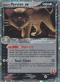 pokemon Unseen Forces Rocket's Persian ex