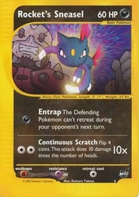 Pokemon Best of Promos Rocket's Sneasel - 5