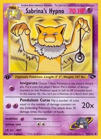 Pokemon Gym Challenge Sabrina's Hypno