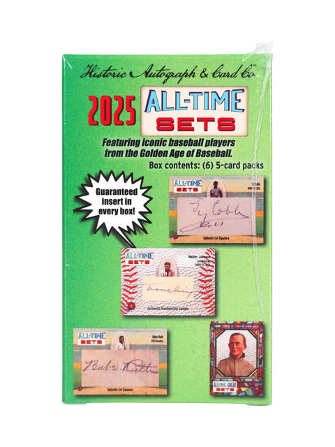 2025 Historic Autographs All Time Sets Baseball Hobby Box