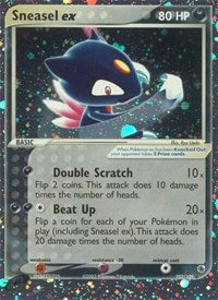 Pokemon Ruby and Sapphire Sneasel ex