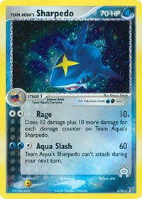 Pokemon Team Magma vs Team Aqua Team Aqua's Sharpedo - 5/95