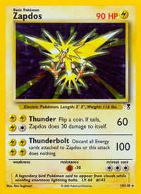 Pokemon Legendary Collection Zapdos