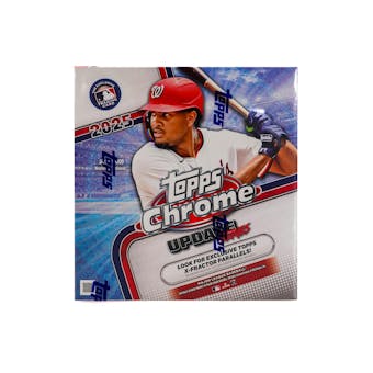 2025 Topps Chrome Baseball Update Series Mega Box